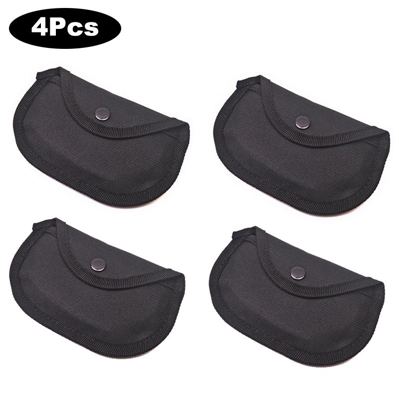 2/4PCS EDC Finger Tiger Protection Bag Shockproof Soft Lining Fist Ring Hanging Buckle Bag Iron Four-finger Cloth Cover Only Bag
