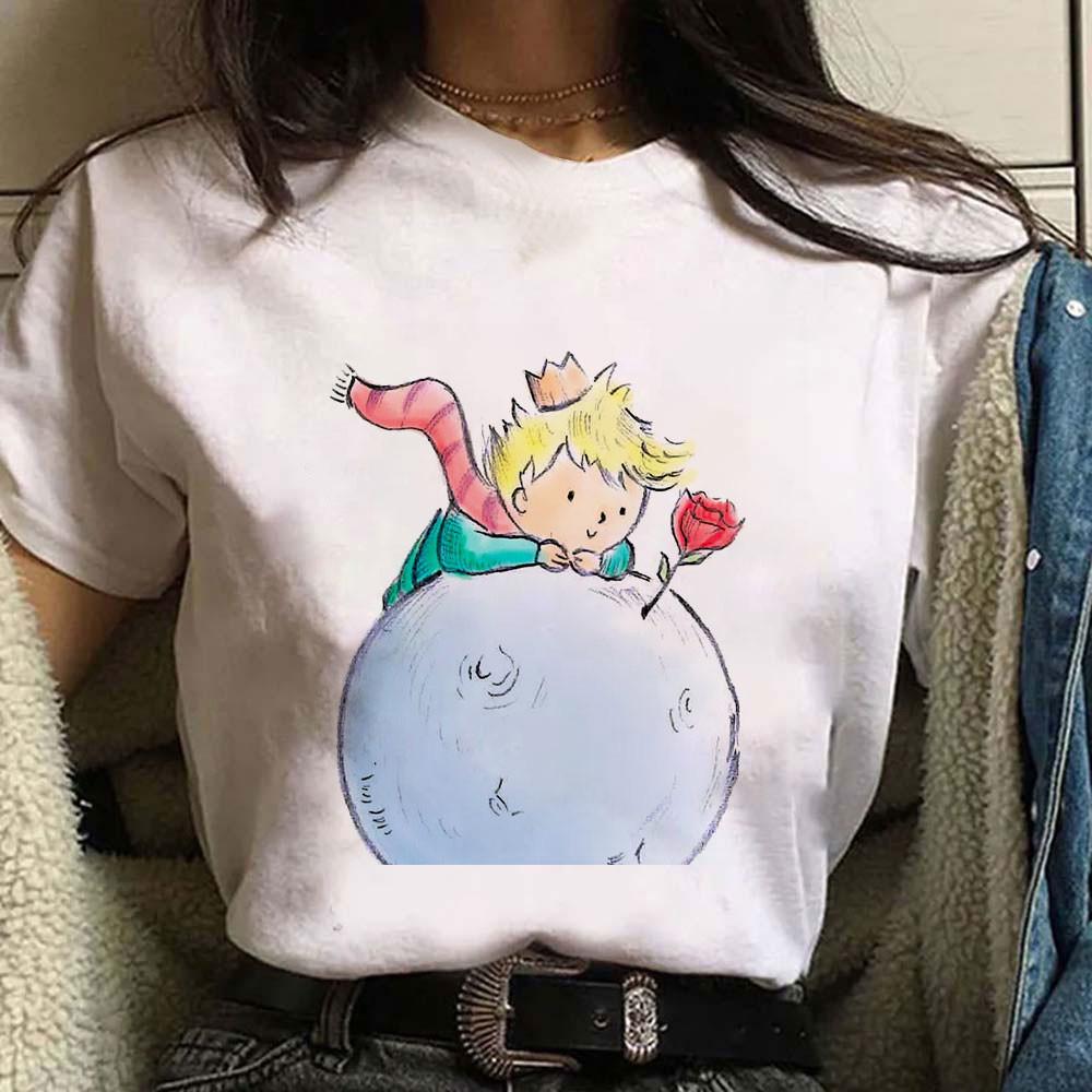 Cartoon Print Loose Simple Short Sleeve High Quality Comfortable Breathable Round Neck T-shirt 2024 Women's New Casual T-shirt