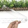 Clear Foldable Plastic Ruler With Sliding Cutting Edgeds For Accurate Paper Trimming Office School Art Projects