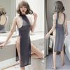 Sexy Cheongsam Babydoll Dress See Trough Chemises Undertøy Hot Sexy Dress Cosplay Game Costume for kvinner