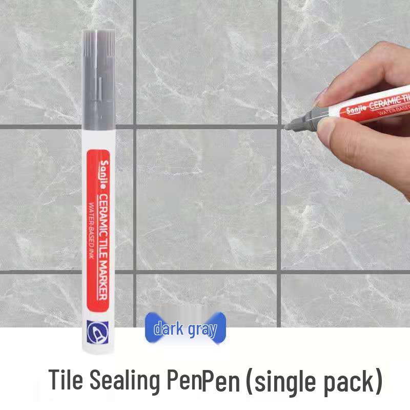 Waterproof Mildew-Proof Tile Grout Pen for Stain Removal and Repair