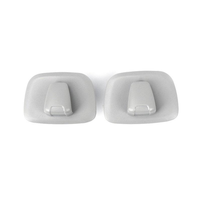 2PCS Car Hanger Hooks Rear Row Roof Hook Replacement For Volvo XC60 XC90 XC40 V90 S90 Auto Interior Clip Hanger Accessories Gray 1 pair