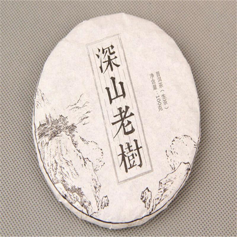 Organic Raw Pu'er Tea Handmade Green Pu-erh Tea 100g Ecology Old Tree Sheng Puer