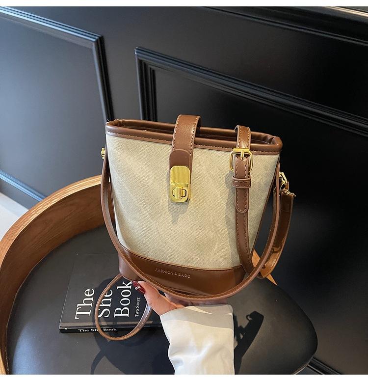 

Новая летняя маленькая сумка женская универсальная на плечо, сумка-мессенджер, популярная повседневная сумка-ведро