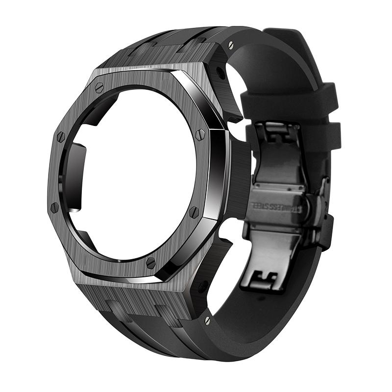 316L Stainless Steel Mod Kit for Casio G-Shock GA2100/GA-B2100 - Royal Oak Style Metal Case & Band Conversion Set ( 5611 Module)
