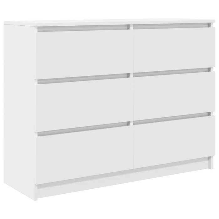 VidaXL White Buffet 100x35x76 Cm Engineered Wood, Storage Cabinet, Entryway Furniture, Accent Furniture, Furniture of 3328498