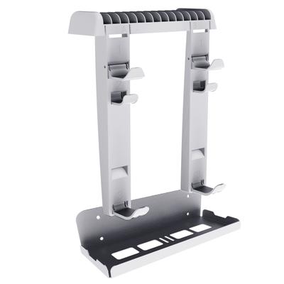 Wall Mount for PS5 Disc & Digital Edition, 8 In 1 Wall Mount for PS5 Console, Headset, PSVR2 Controller, PSVR2 Headset Stand & 14 Game Slots