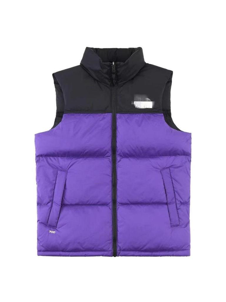 North Face 1996 Down Vest: Unisex Embroidered Jacket, Couple's Thickened and Warm Gilet for Cold Protection