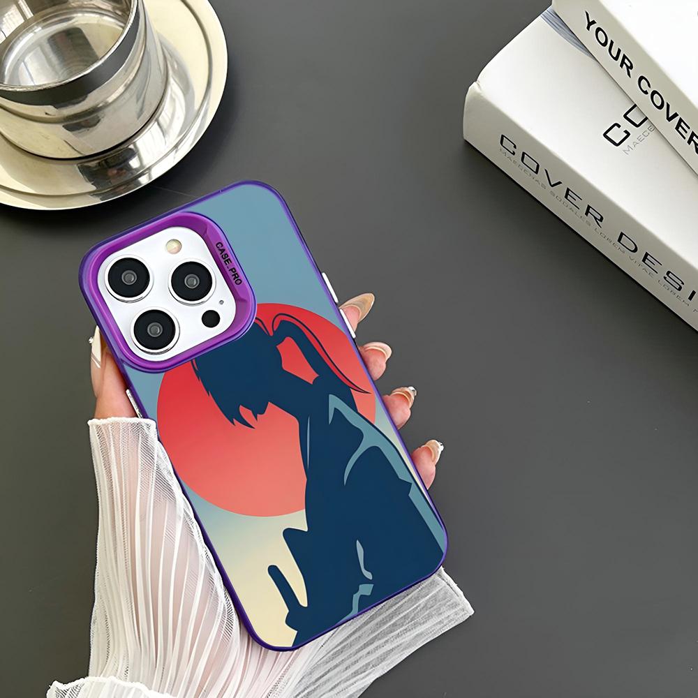 Anime Samurai Champloo Phone Case Color Silver Cover For Iphone 16 15 14 13 11 12 Pro Max Xr X Xs 8 7 Plus