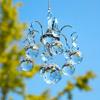 1pc Crystal Suncatcher, Glass Prism Rainbow Maker Chandelier For Window Pendant, Garden Art, Balcony, Office, Fall Decor