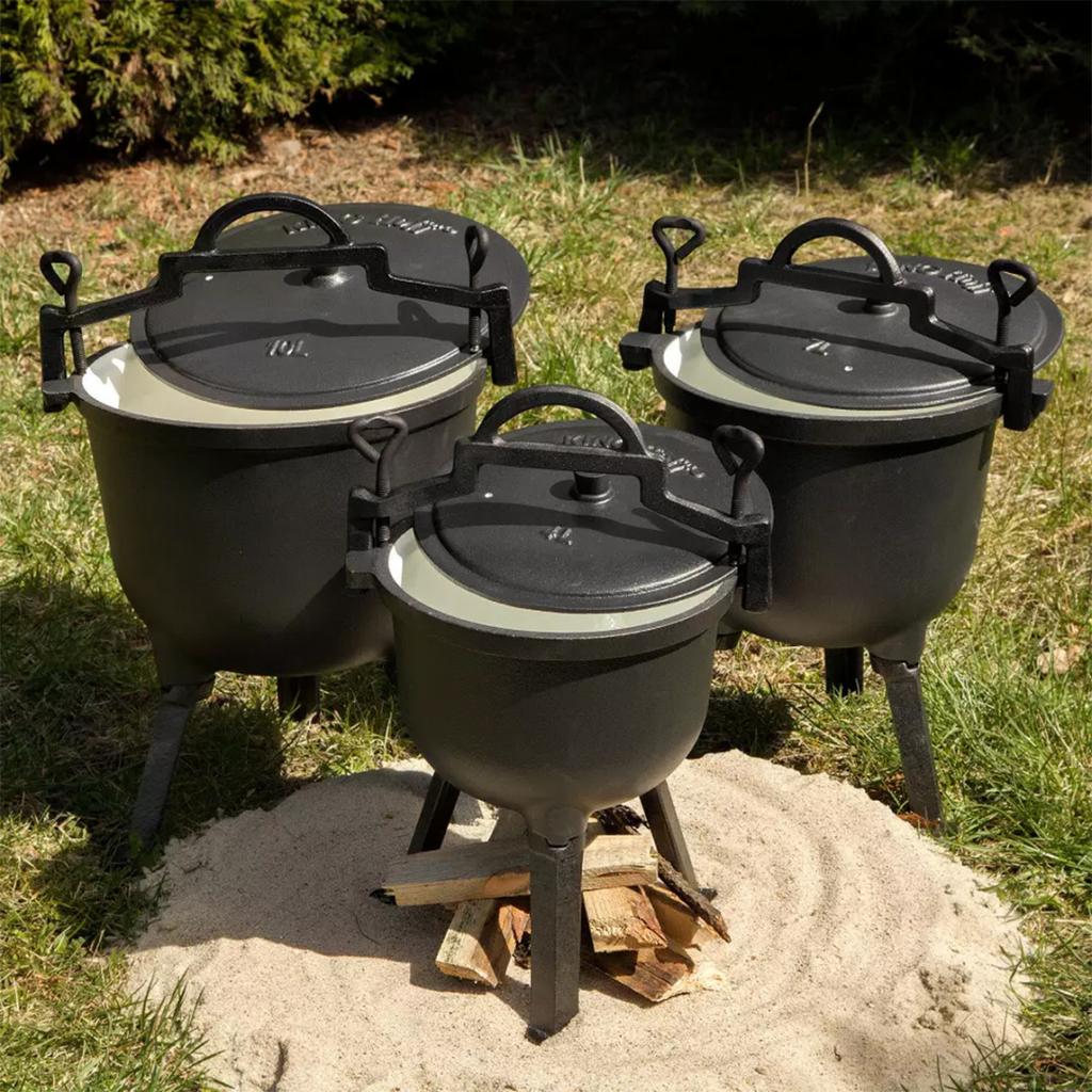 Olla de Caza de Hierro Fundido Esmaltado 7L Kinghoff Kh-2242