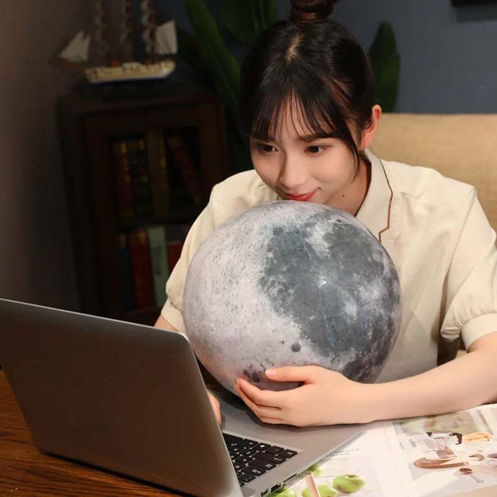 Plush Toy Simulation Moon Plush Toy Martian Mars Plush Pillow Lifelike Earth Plush Toy Kids Toys