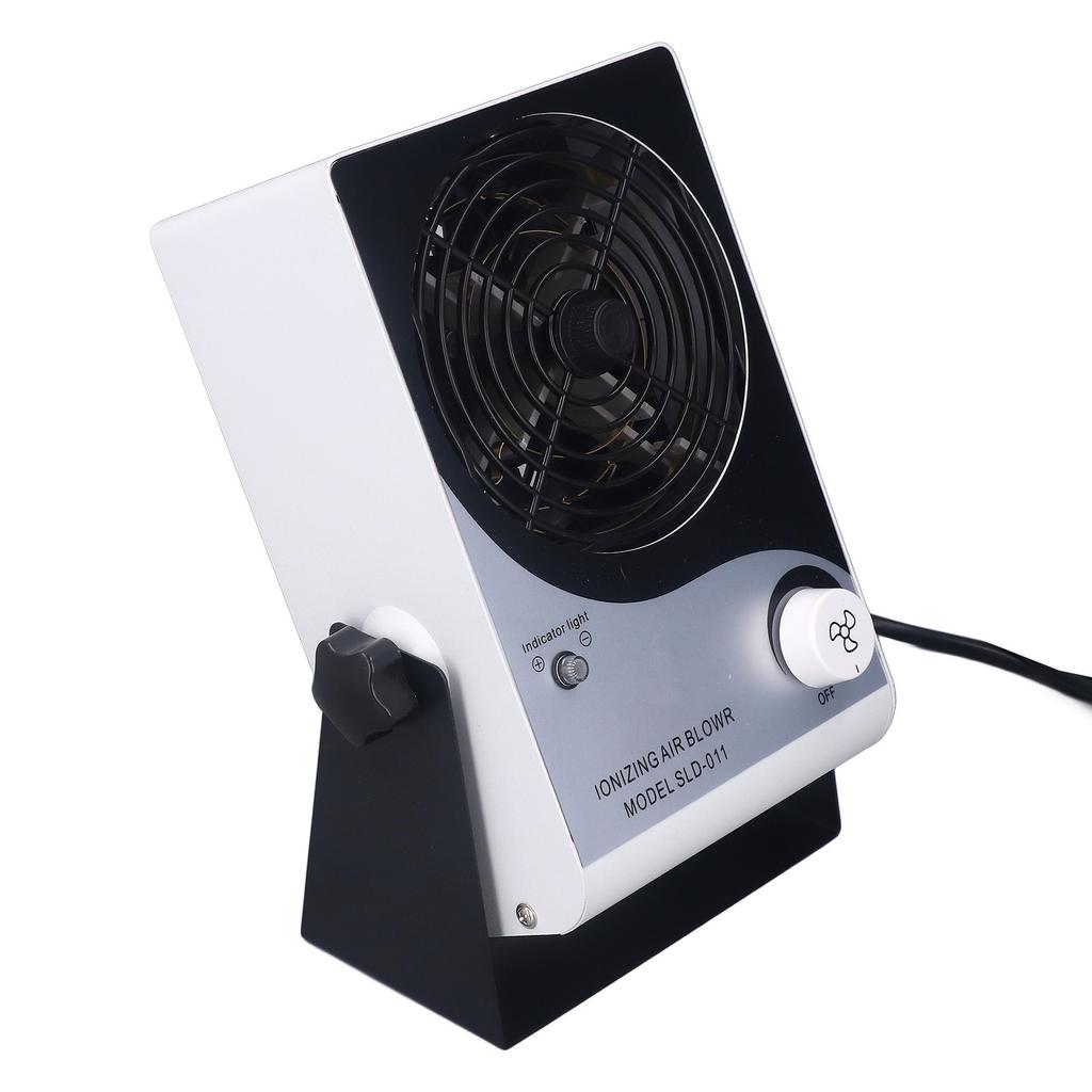 Desktop Ionizing Air Blower Static Elimination Dust Removal ESD Ionizer Fan for Production Lines US