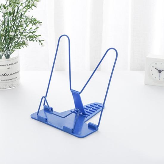 Multifunctional Reading Stand for Desk Adjustable Reading Rack with Page Holder Foldable Metal Base Non-Slip Tabs Neck Pain Relief Gift for Students