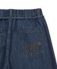 WACKY WILLY [26Ss] Women'S Wide Fit Easy Denim Pants Blue