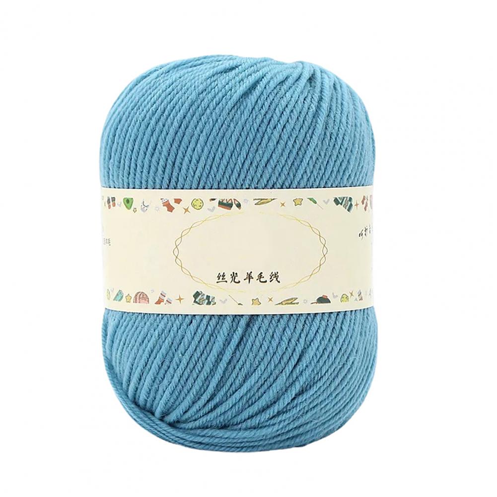 

1 Roll Woolen Yarn 4ply Milk Cotton Knitting Wool Yarn Needlework Dyed Lanas Scarf Sweater Knitting Yarn Sweater Hat Dolls Yarn