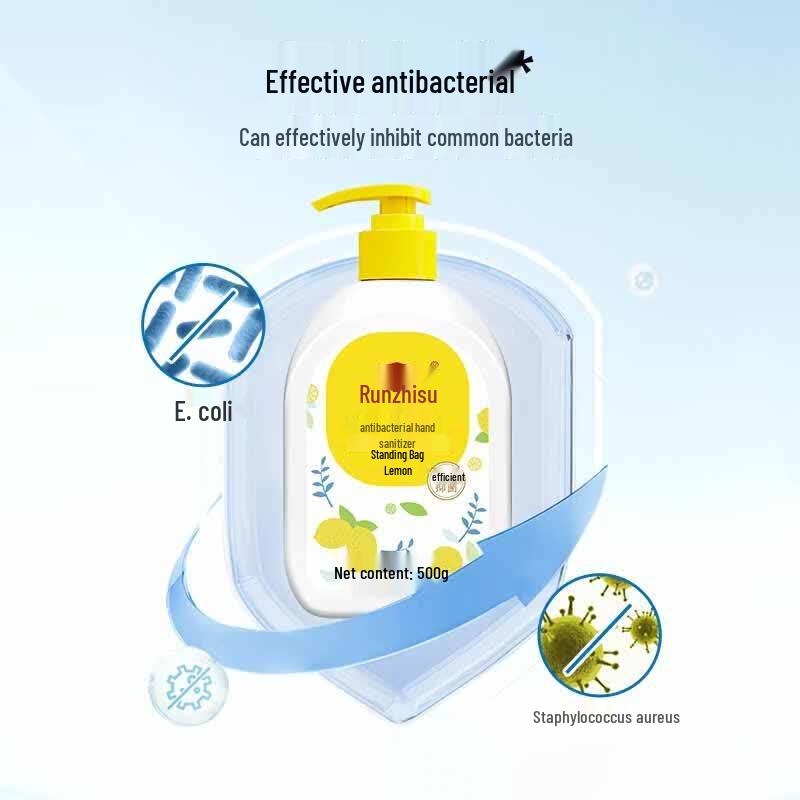 Liby Runzhisu Antibacterial Hand Wash, Lemon Scent, 500g