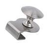 Glass Clip Cabinet Pulls Handle Office Door Display Drawer Pull Button Furniture For Home