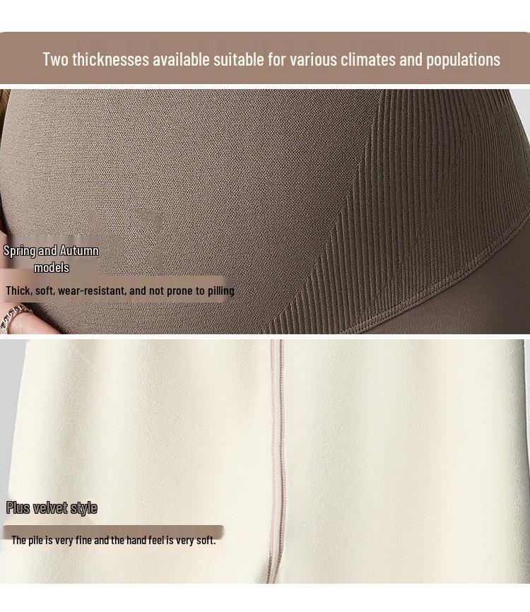 Colanți de maternitate cu căptușeală de lână, model rechin, gri închis - Suport abdominal și ridicare șolduri, pentru toamnă/iarnă, pantaloni de yoga pentru sarcină