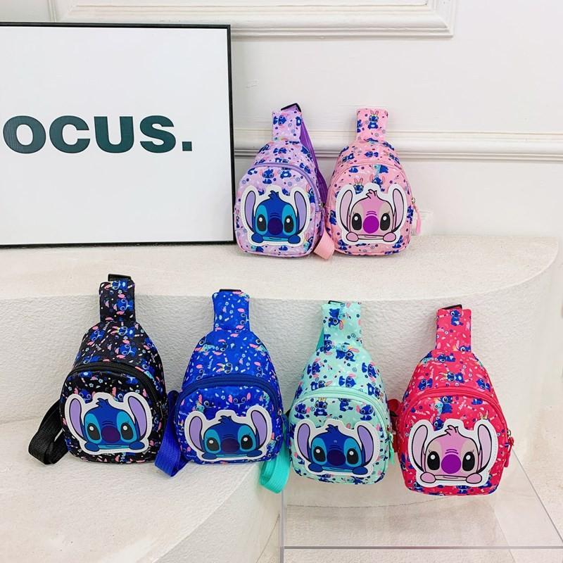 Single Pattern Children Shoulder Crossbody Chest Bag Fashion Gift Cute