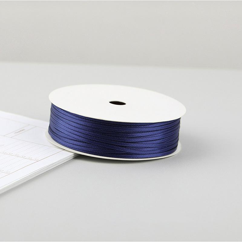2MM Thin Ribbon Balloon 1 Volume Colorful Rope Ribbon Double-Sided Ribbon Decoration DIY Packaging Hair Accessories Wholesale