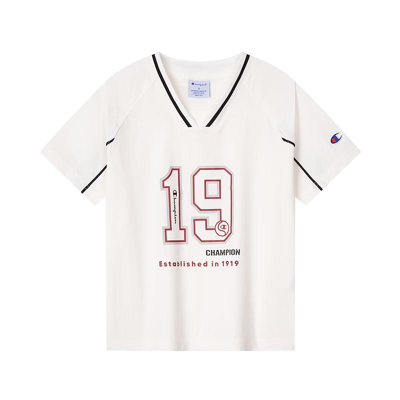 Champion Kids  V-Neck Short Sleeve Sports T-Shirt XXL