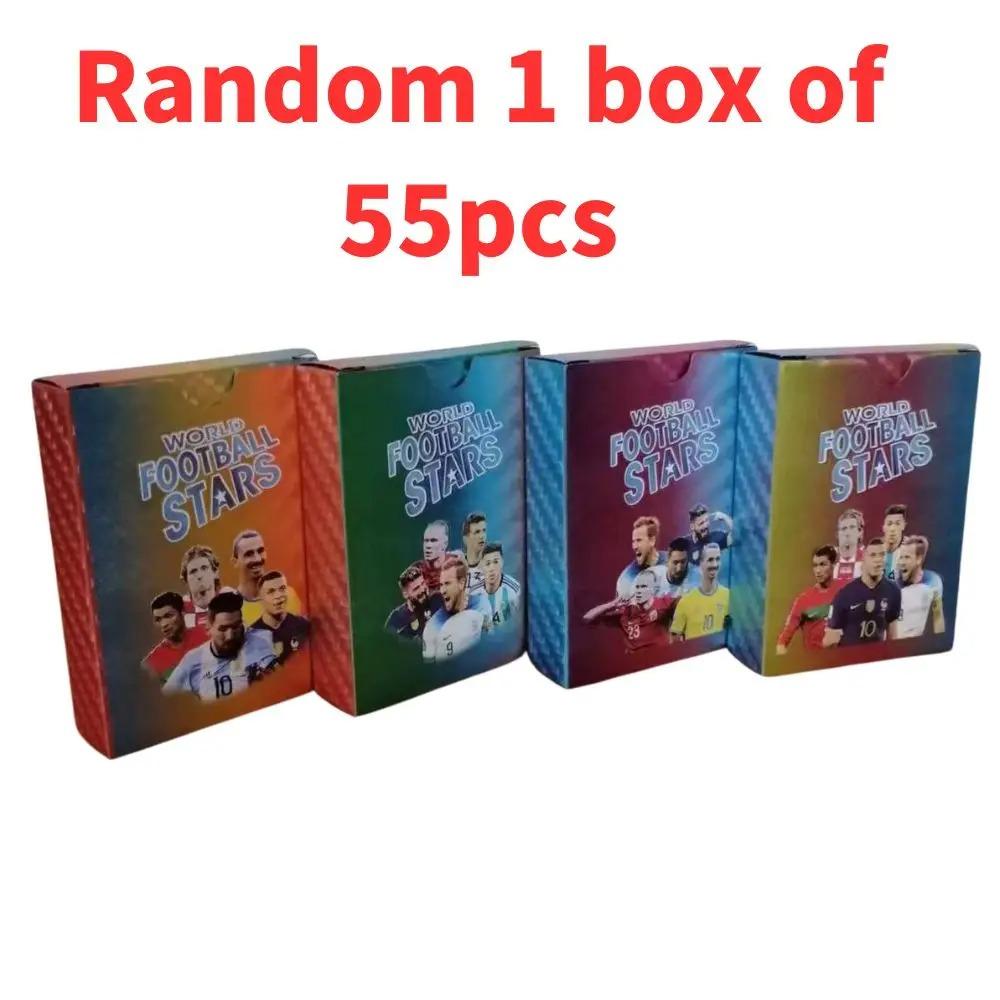 Football Star Card Box Soccer Star Collection Footballer Limited Fan Cards Kids Gift Drop Shipping