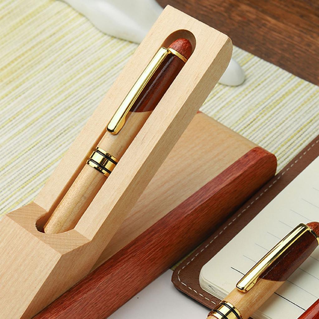 Signature Pen Fountain Pen Smooth Writing Pen Bamboo Pen Practical Metal Ballpoint Pen Business Pen School Supplies
