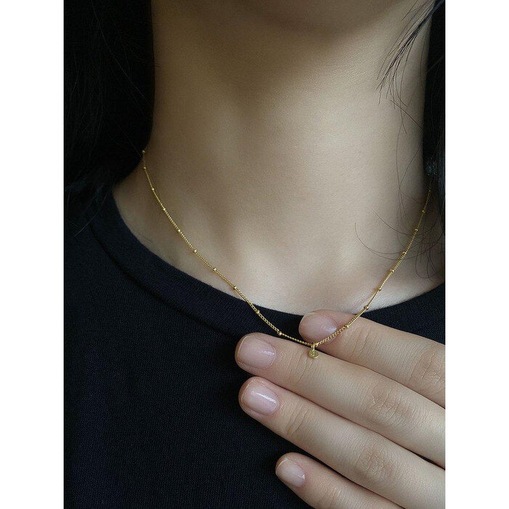 Initial Grain Necklace