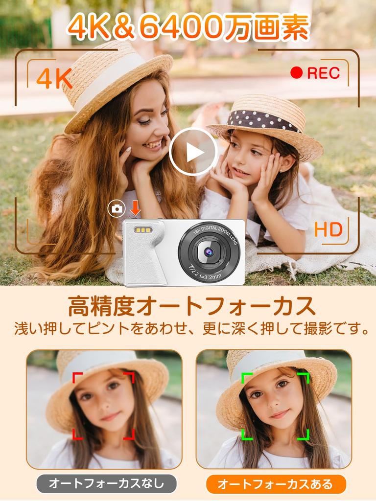 New Edition Selfie Digital OTG Smartphone Large Front 18x Digital Loop LED USB Webcam Perfect for School and Entrance with Tripod Japanese Instruction