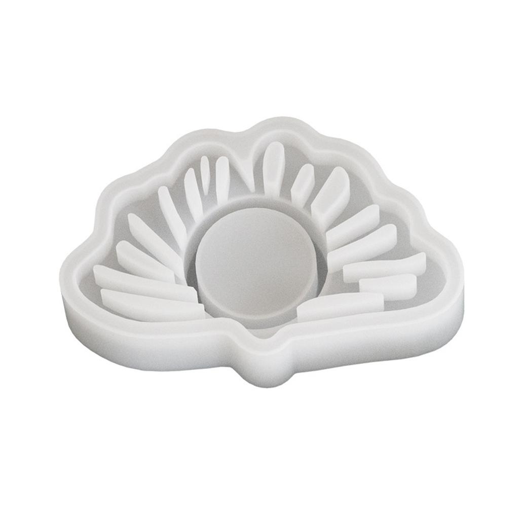 Roztomilost Rostlinné svícny Formy Silikonové Řemeslné Formy Tvar Listu Formy na Základnu Svíček Silikonová Textura pro Řemesla