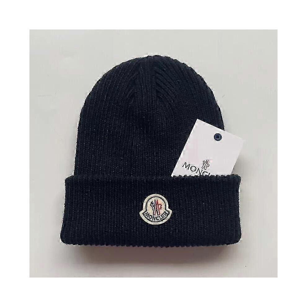(Schwarz)Unisex Strickmütze Damen Beanie Weihnachtsgeschenk Gerippt Herren Sport Dehnbar