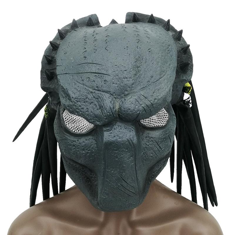 Tema de Filme Predator5Máscara cosplay Alien vs. Máscara de Halloween - Adereço de Cabeça Assustador de Látex