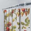 Nature'S Bounty Shower Curtaina Splash Of Color With Fresh Autumn Fruits Design For Bathroom Decorations