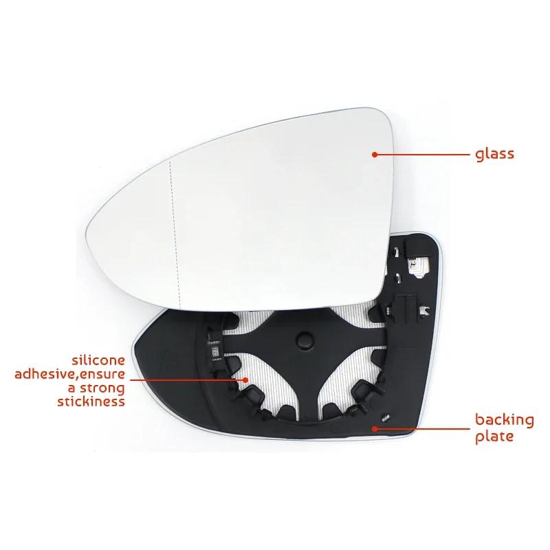 Heated Clear Rear View Side Mirror Glass Lens For Volkswagen VW Golf 7 MK7 / MK7.5 GTI GTD 2012-2021 Touran 5T Replacement