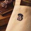 Raccoon Enamel Pins Cartoon Brooch Pin, Animal Decorative Badge, Alloy Pin Lapel for Jackets Backpacks Hats Scarves