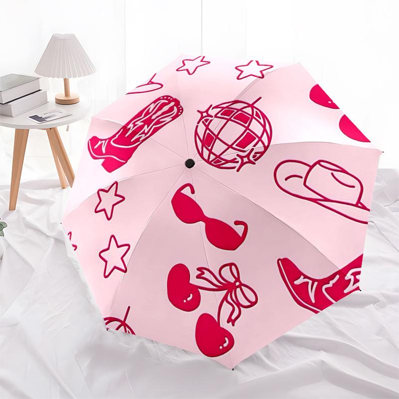1pc Cowgirl Automatic Open/Close Umbrella, Formal Events - Ideal Gift for Family or Friends, Outdoor Accessory yy251211221