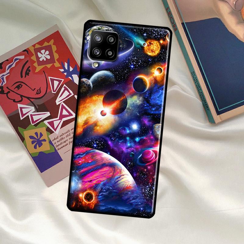 Outer Space Planet Stars Moon Case For Samsung Galaxy A54 A06 A05 A16 A26 A36 A56 A53 A32 A52 A33 A13 A55 A35 A15 A14 A34