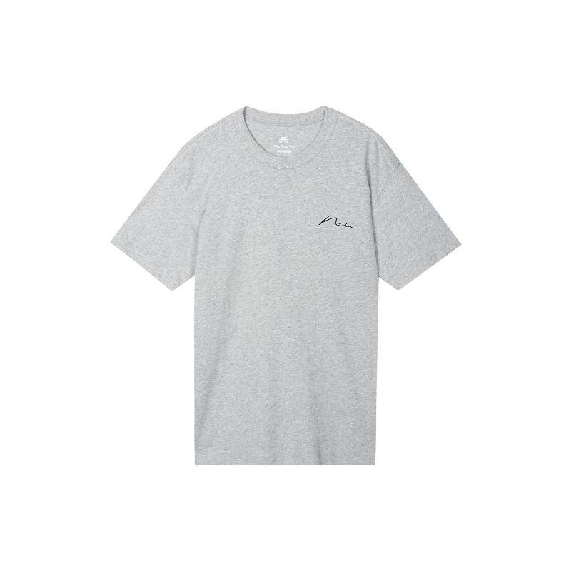 Nike SB Graffiti Print Round Neck Short Sleeve T-Shirt Men Tops Light-Grey DR7768-050