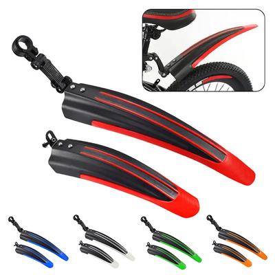 1 Pairs Bicycle Fenders Mudguard Set Mountain Bike Accessories for Daily Riding Front Rear Mud Guard Protection Gear