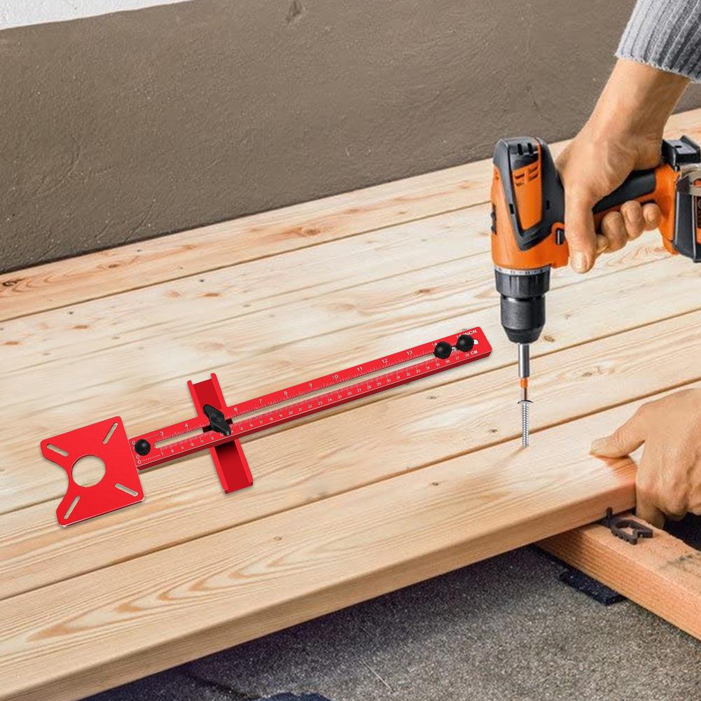 4-in-1 Router Kreisschneide-Schablone Verstellbare Schrankbeschläge-Schablone Multifunktionaler Router Kreisschneide-Führer für Profis