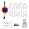 Non Perforated Clothesline Travel Portable Fixed Buckle Drying Rack Hotel Non Slip Clothes Hanging Rope F