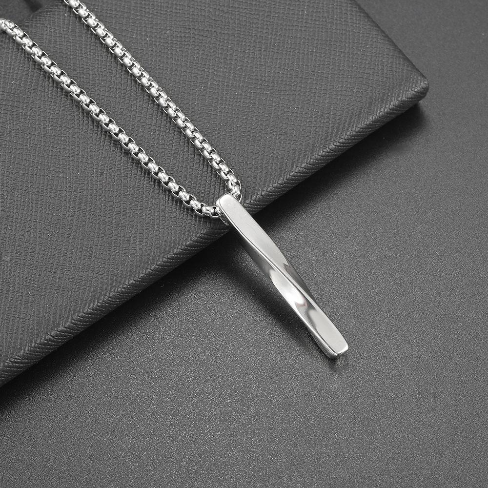 Hip Hop Necklace Men'S Titanium Steel Cartoon Men'S And Women'S Tide Pendant Personalized Street Couple Pendant Accessories