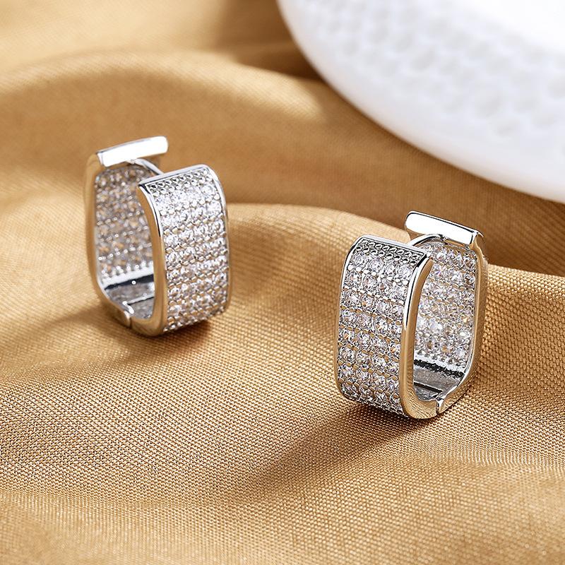 Lindon Women Copper Alloy Zircon Earrings Drop Earrings For Women Wedding Party Gifts