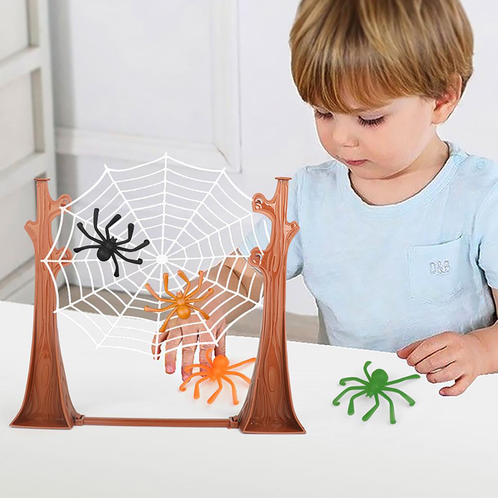 Hüpfende Spinne Spiel, Spinnennetz Brettspiel, Party Unterhaltung, Eltern-Kind-Interaktion, Spinnennetz Schießspiel Set