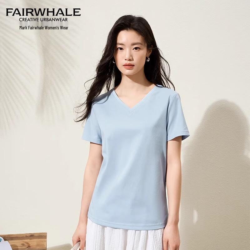 Mark Fairwhale Women's 2025 Summer V-Neck T-Shirt