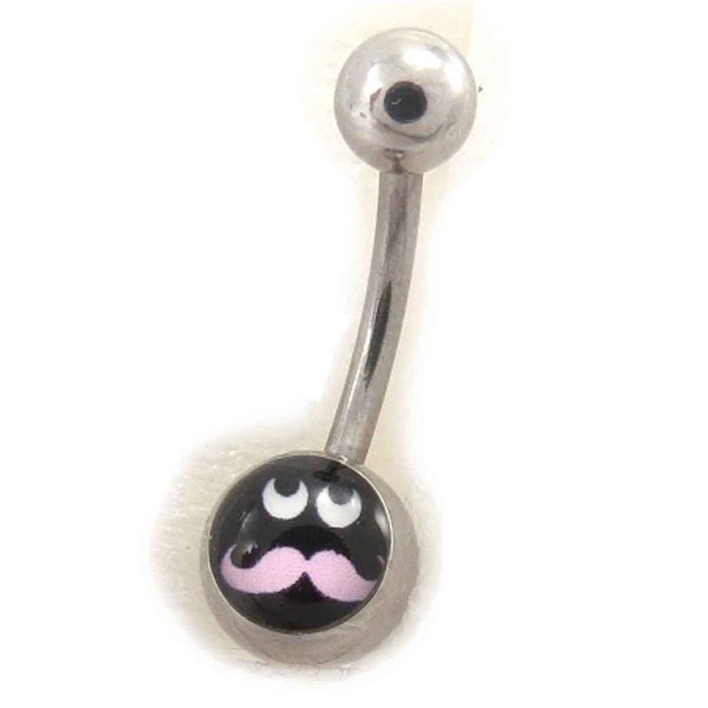 Les Trésors De Lily [J8940] - Body Piercing 'Wąsy' róża