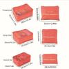 Home Travel Six-Piece Storage Set: Lingerie & Clothes Organizer with Logo Print Option