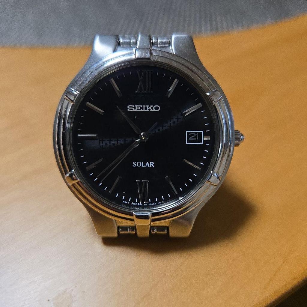 [USED] SEIKO solar watch, 50m water resistant