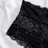 Explosive lace suspender sexy underwear set deep V milk
